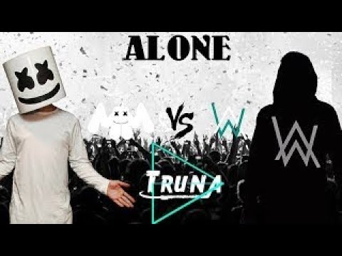 Alone Alonenya Super Bass Gilaaa - Dj Marshmello Vs Dj Alan Walker | Breakbeat Mix 2017 -D