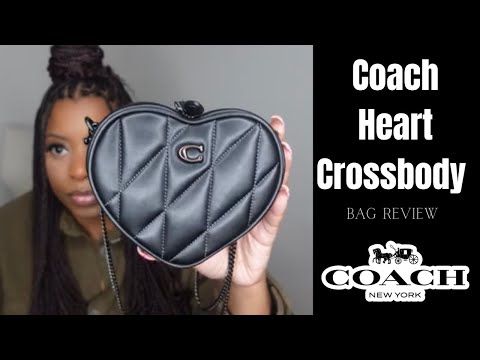 coach heart crossbody bag bag