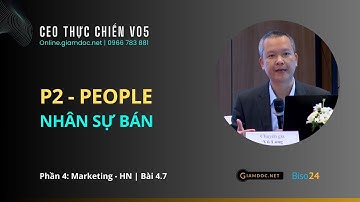 Marketing 4C6P | Nhân sự kinh doanh - CEO Thực chiến V05 - Vũ Long | Giamdoc.net