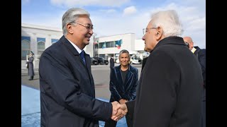 Токаев проводил президента Италии