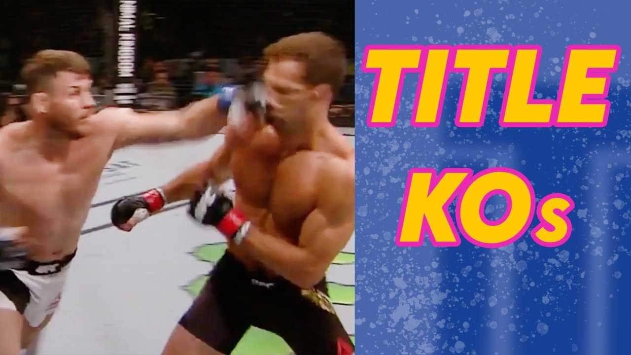 Some of the CRAZIEST Championship KO's in UFC History (Joe Rogan Saying ...