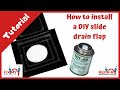 How to install a DIY slide drain flap - Bounce House Tutorial