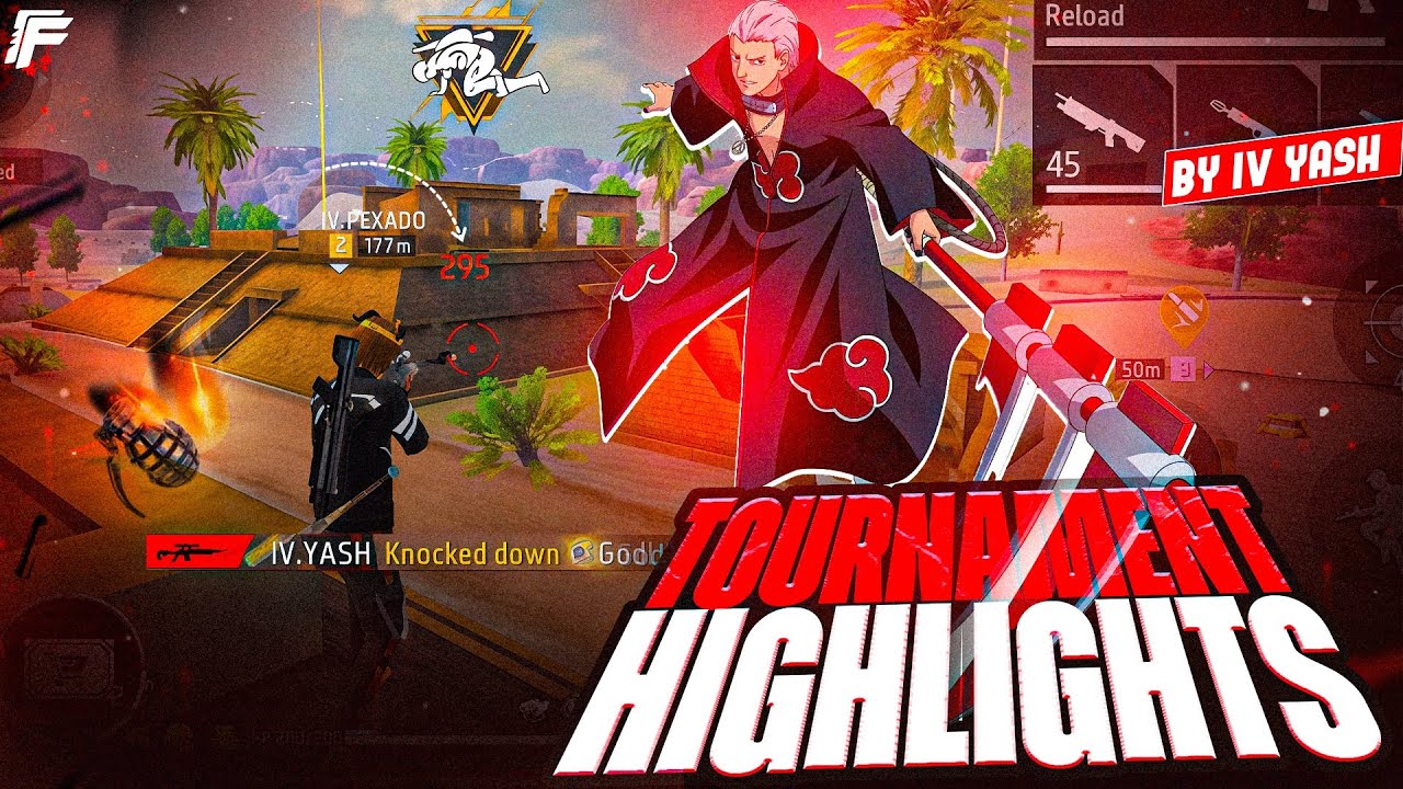 ll FREEFIRE 🥶 TOURNAMENT HIGHLIGHTS BY IV YASH  ll 🏆   [ OVERPOWER HEADSHOTS 🥶] POV CALLOUTS 🗣️