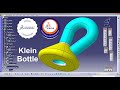 CATIA v5 Modelling a Klein bottle with boolean functions