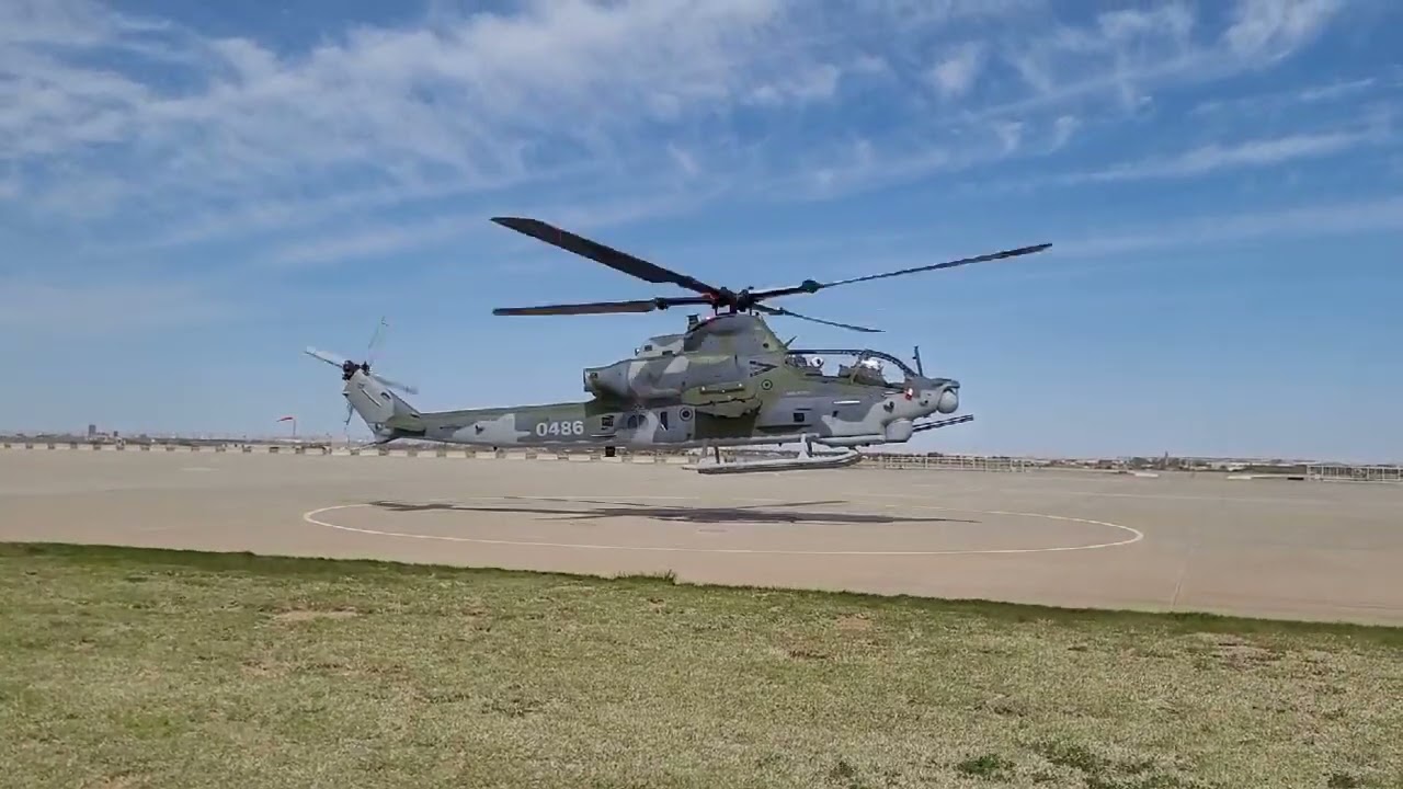 Maiden flight for first Czech Republic Bell AH-1Z Viper helicopter