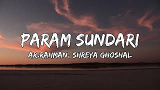 Param Sundari (Lyrics) | Mimi | Kriti Sanon, Pankaj Tripathi | @A. R. Rahman| Shreya | Amitabh