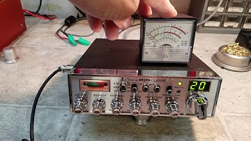 Cobra 29LTD Classic tune up report for Tony in WV