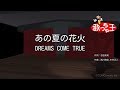 【カラオケ】あの夏の花火/DREAMS COME TRUE