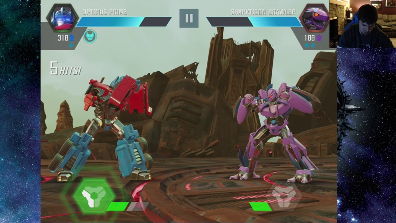 Optimus Prime Vs Sharkticon Brawler Transformers to Fight