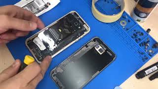 Замена аккумулятора на телефоне Samsung A720.