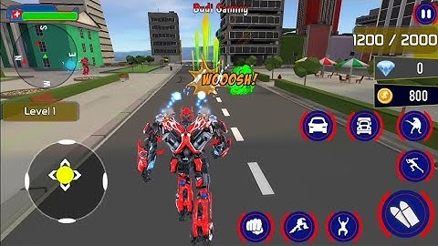 Robot Justice War: Car Jet Transform Game 2023 - Android Gameplay Jk GAMlNG Robot Transform war