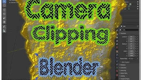 Blender Camera Clipping: Baltimore