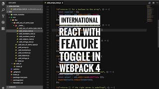 International React with feature toggle in Webpack 4