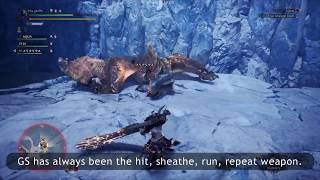 [MHWI] Advanced Iceborne Greatsword Guide: the Tackle, the Side Blow, and the Mighty Slinger Burst