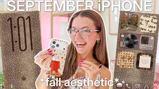 making my iPhone COZY for fall 🍂 | September iOS 26 Customization screenshot 1