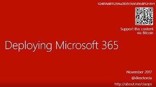 how to deploy microsoft 365 business