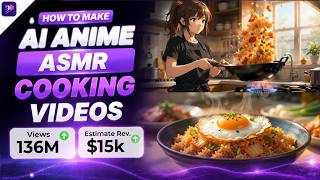 Create Anime ASMR AI Cooking Videos | ASMR Cooking Animation Generator | Full Tutorial