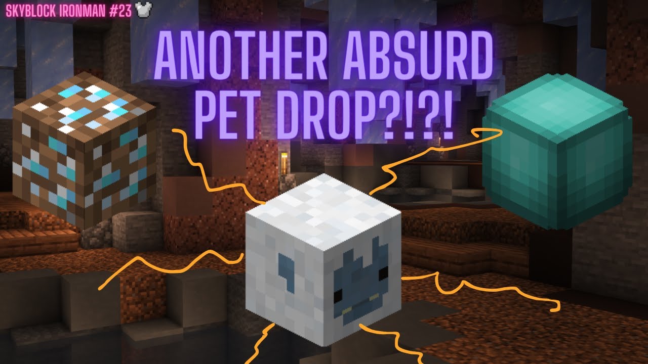 These pet drops are getting out of hand hypixel skyblock ironman ep