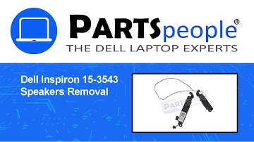 Dell Inspiron 15-3543 (P40F002) Speakers How-To Video Tutorial