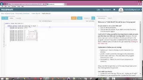 Hour of JAVA Code 2014: Hello World