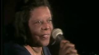 Mary Lou Williams at Les Mouches, NYC, 1978 Cabaret Show, Carline Ray