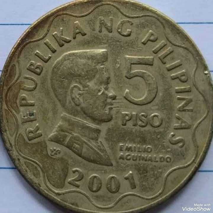 philippine-5-piso-2001-coin-value-and-price-rare-youtube