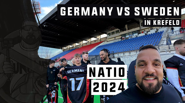 Deutschland vs. Schweden | Nationalmannschafts-Vlog vom Heimspiel in Krefeld | Football Gameday
