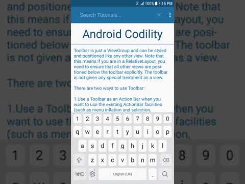 Custom Toolbar -