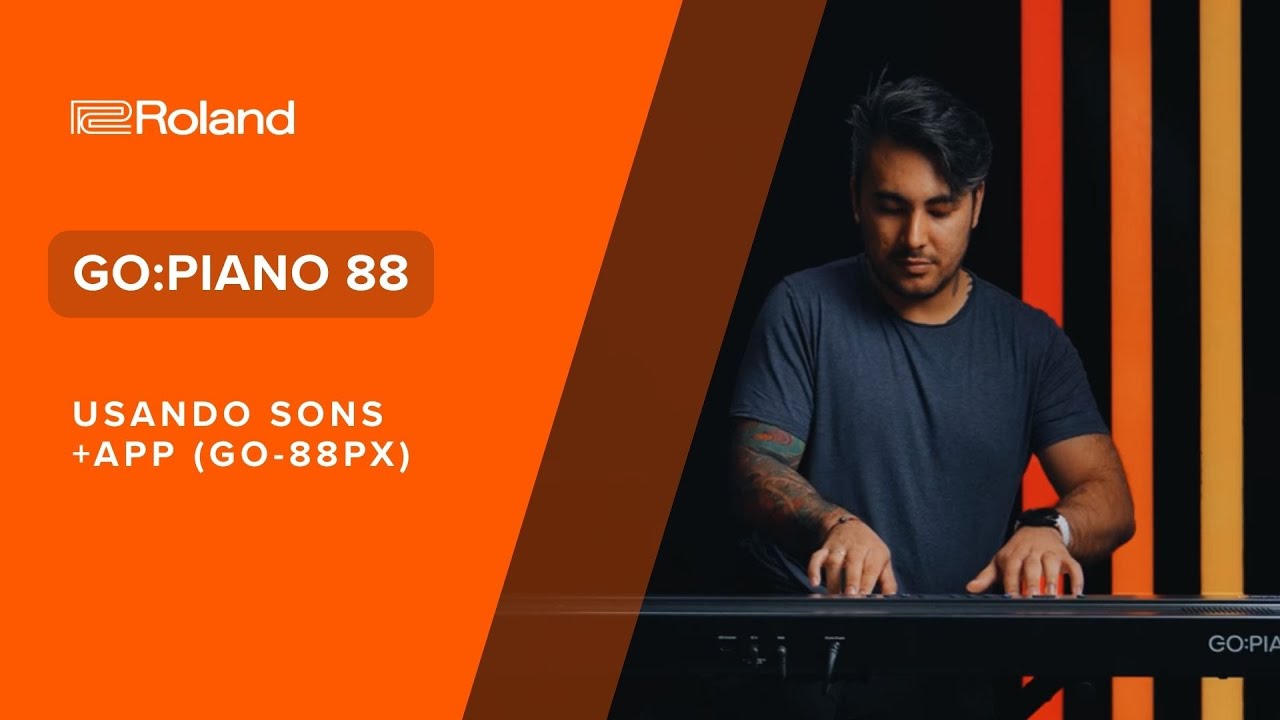 Roland GO:Piano 88 / Usando sons + App (GO-88PX) 