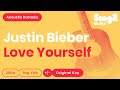 Download Lagu Love Yourself (Acoustic Guitar Karaoke) Justin Bieber
