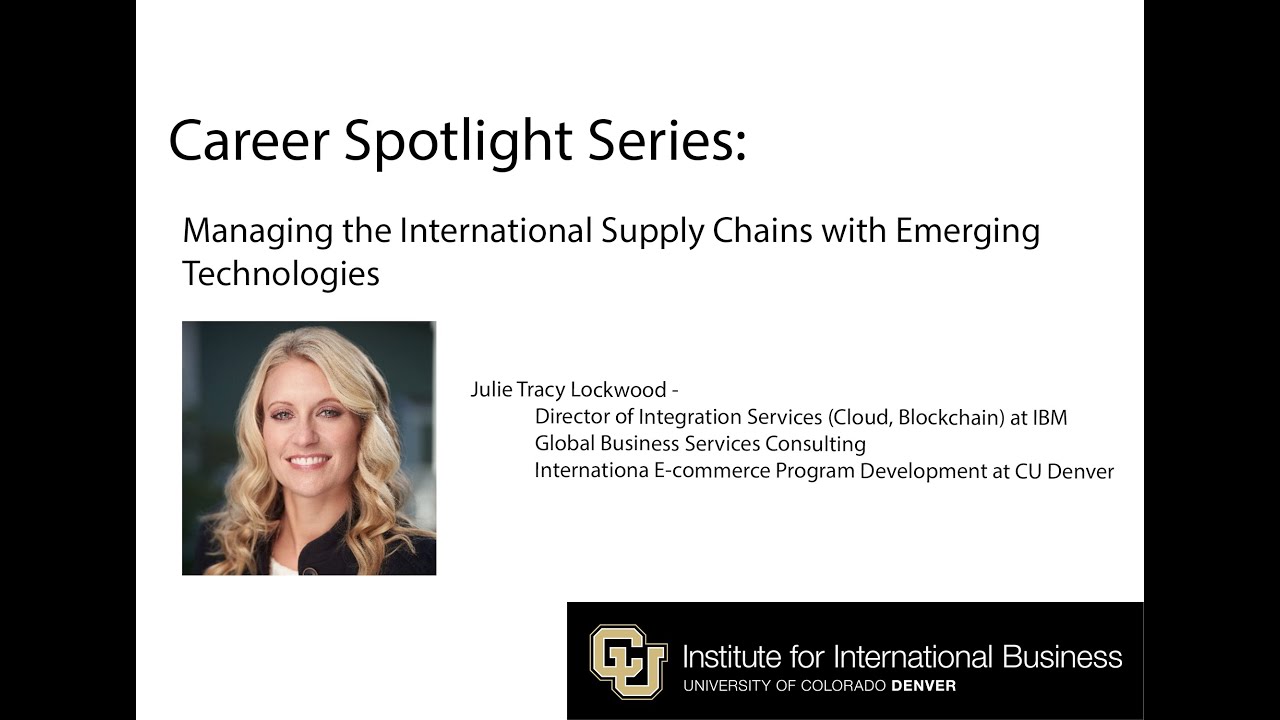 Career Spotlight Julie Lockwood, Director Global Business, IBM YouTube