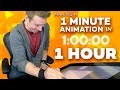 1 MINUTE ANIMATED SHORT: Made in 1 HOUR!?