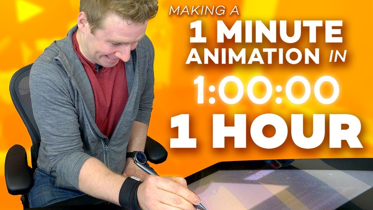 ⁣1 MINUTE ANIMATED SHORT: Made in 1 HOUR!?