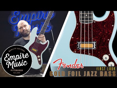 FIRST LOOK - Fender Gold Foil Jazz Bass - EMPIRE MUSIC