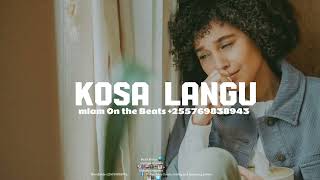 KOSA LANGU - bongo fleva instrumental ( Produced by mlam On the Beats)
