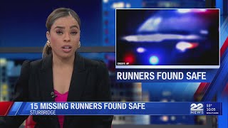 15 missing runners found safe after police search at cross-country meet in Sturbridge