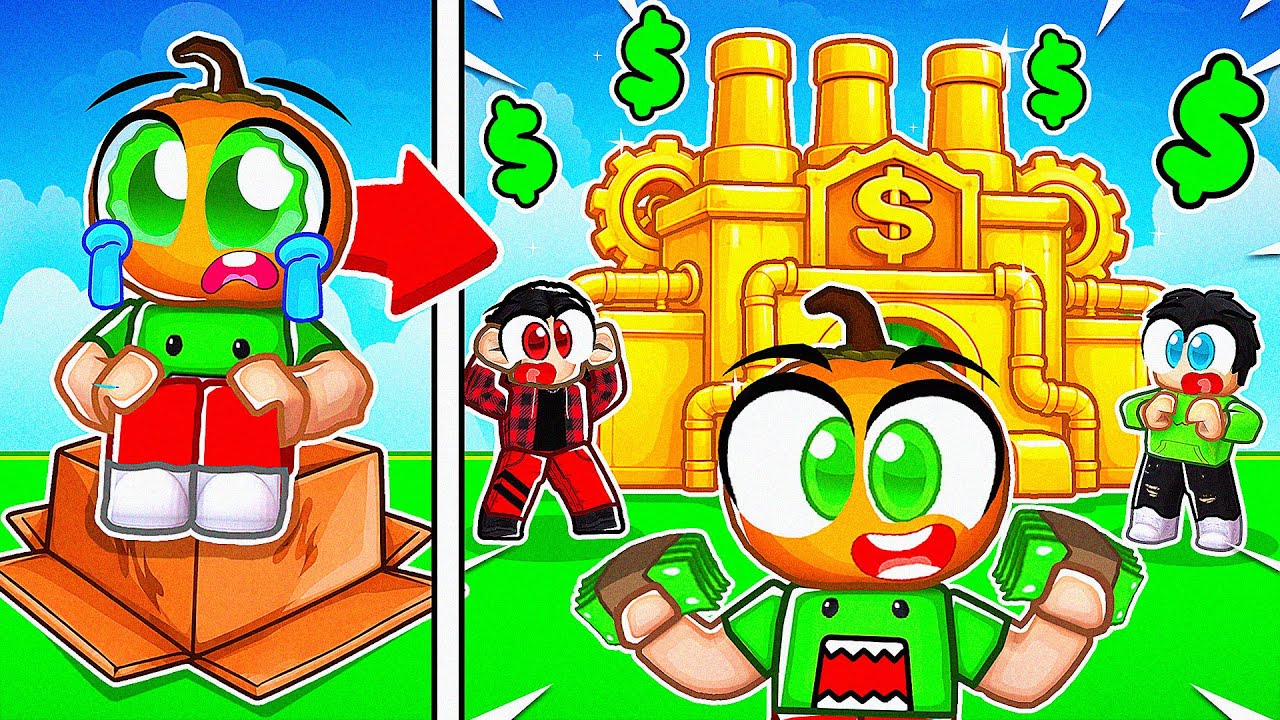 Dilenerek EN BÜYÜK Fabrikayı Kurup Arkadaşlarımı Zorbaladım! 🏭 | Roblox