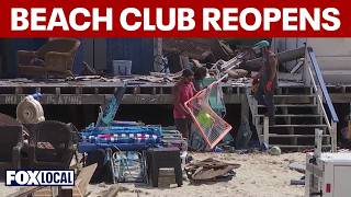 Long Island beach club reopens after tornado damage