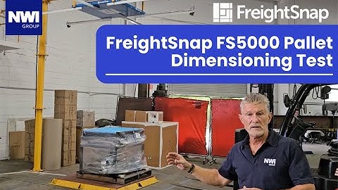 FreightSnap FS 5000 Pallet Dimensioning Sydney Warehouse Demonstration Video
