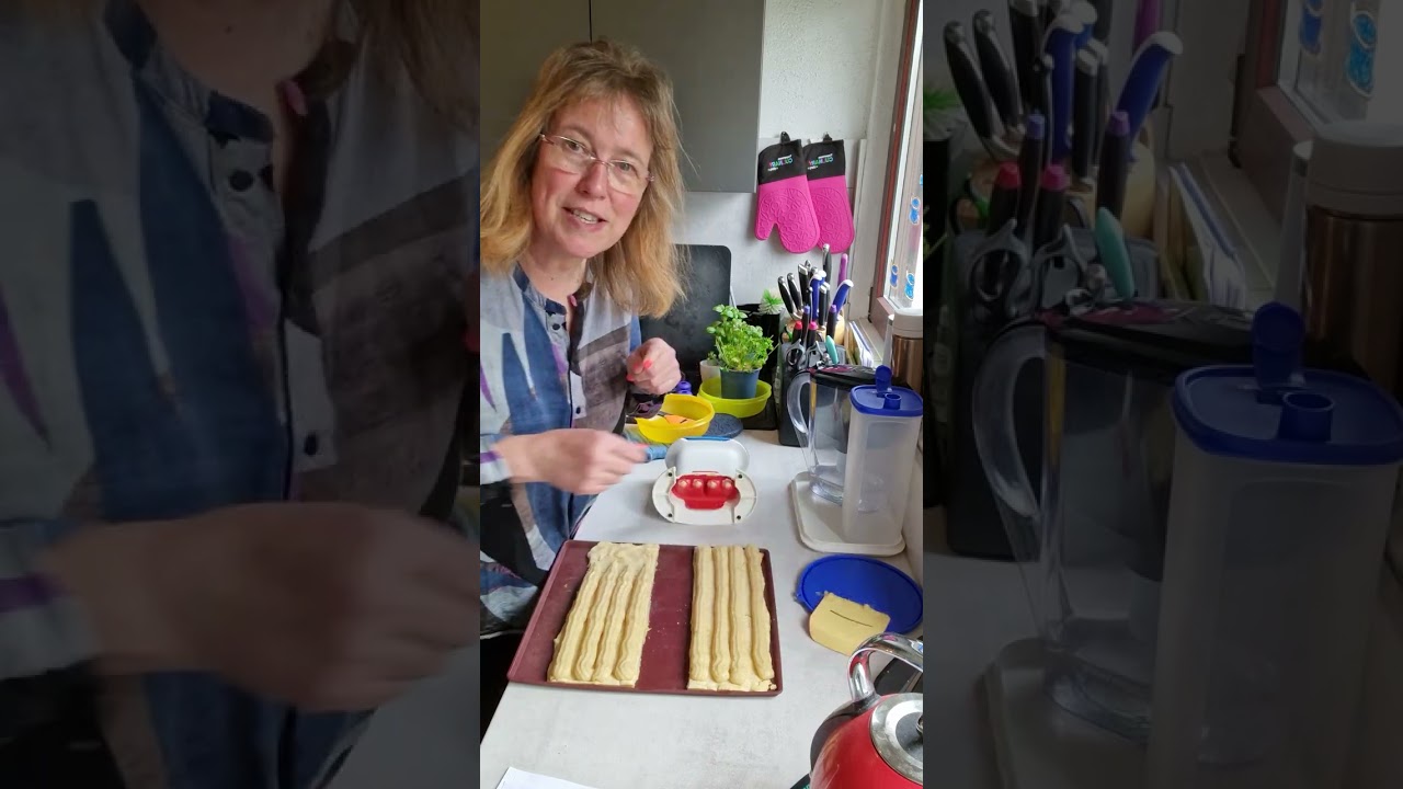 Für Marzipanliebhaber. Eisenbahner mit der Multi Presse von Tupperware ...
