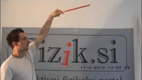 Soapbubbles and electrostatic force - Science experiment