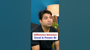 Difference between Power BI & Excel ? | Can Excel be used for Power BI? | Learnomate Technologies