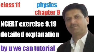 NCERT exercise 9.19 class 11 physics chapter 9