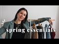 My top 10 spring capsule wardrobe essentials  minimal classic style
