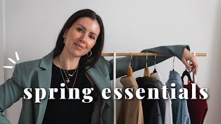 My Top 10 Spring Capsule Wardrobe Essentials | minimal classic style