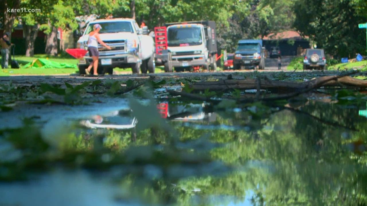 Massive cleanup effort underway after Friday storms - YouTube