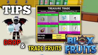 CARA DROP FRUITS & TRADE FRUITS [ BLOX FRUITS ] - ROBLOX