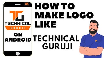 How make a logo like Technical Guruji In android Easy Way