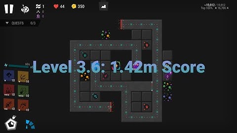 Infinitode 2 [1.82] level 3.6: 1.42m score