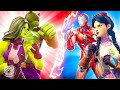 SHE-HULK & MEOWSCLES vs. IRON MAN & JULES! (Fortnite Family Feud)